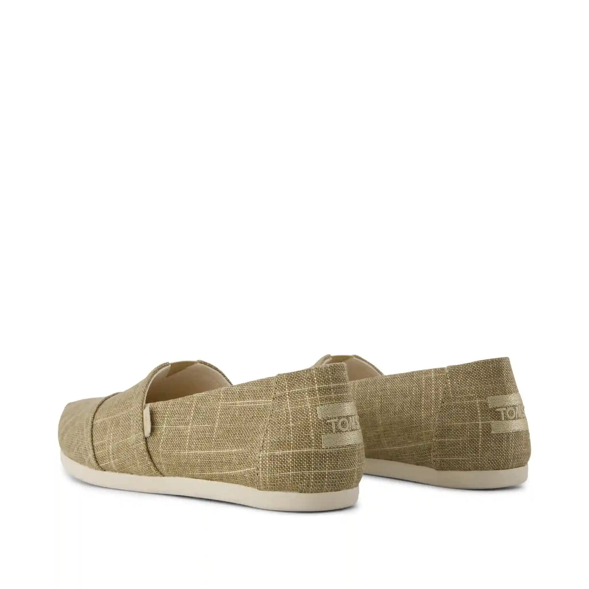 Womens Alpargata Classic Gold Shimmer Crosshatch