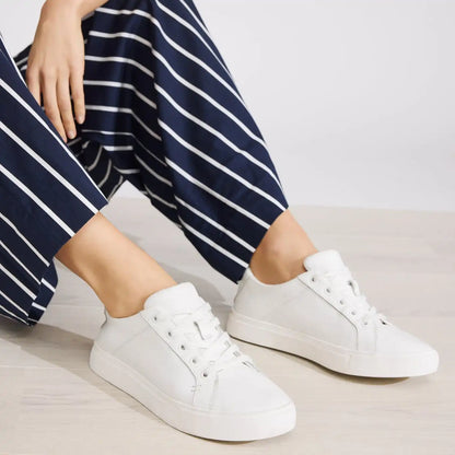 Kameron White Leather Sneaker
