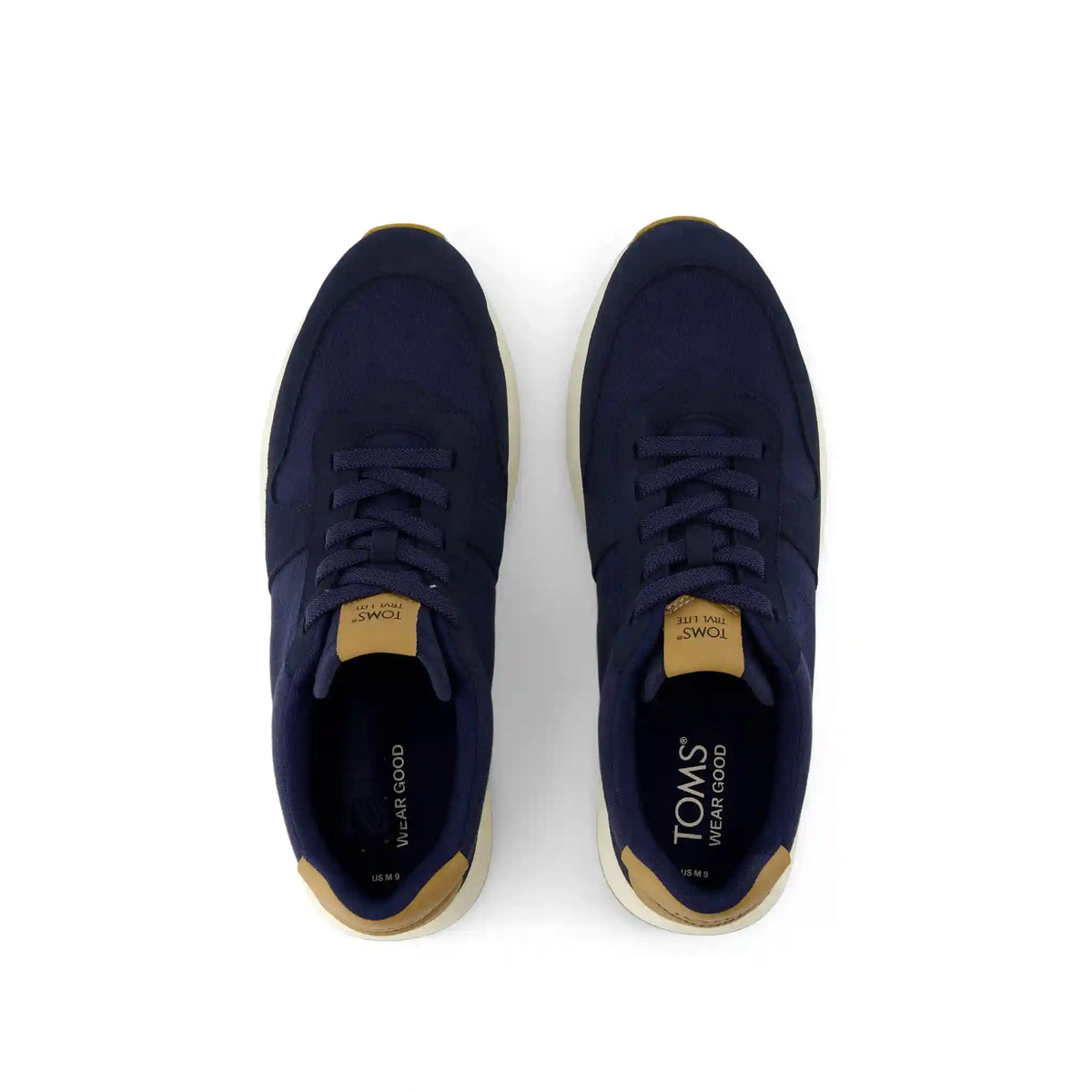 TRVL Lite Retro Runner Navy Water Repellent Sneaker