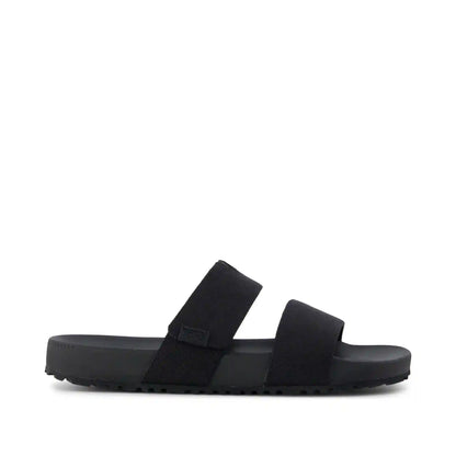 Mens Nico Sandal Black Canvas