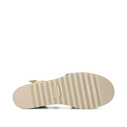 Womens Diana Wedge Sandal Natural Leopard Print