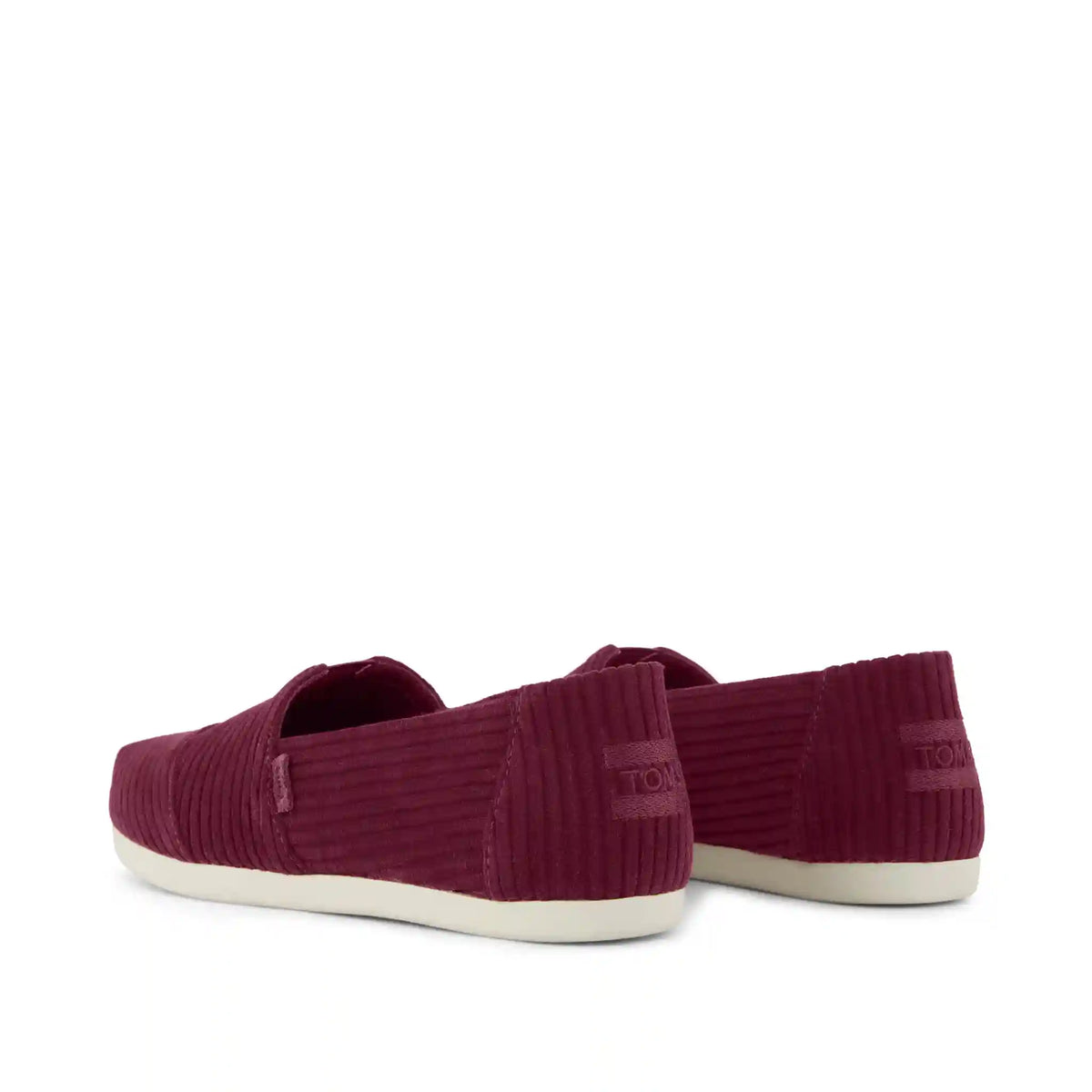 Womens Alpargata Classic Burgundy Cordurory