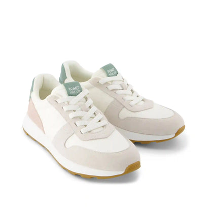 TRVL LITE Retro Runner Natural Vintage Twill Water Repellant Sneaker