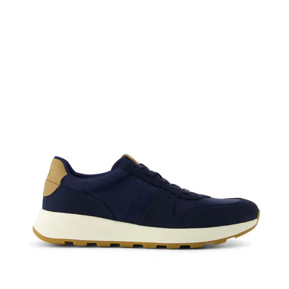 TRVL Lite Retro Runner Navy Water Repellent Sneaker