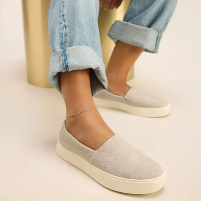 Kameron Grey Slip On Sneaker