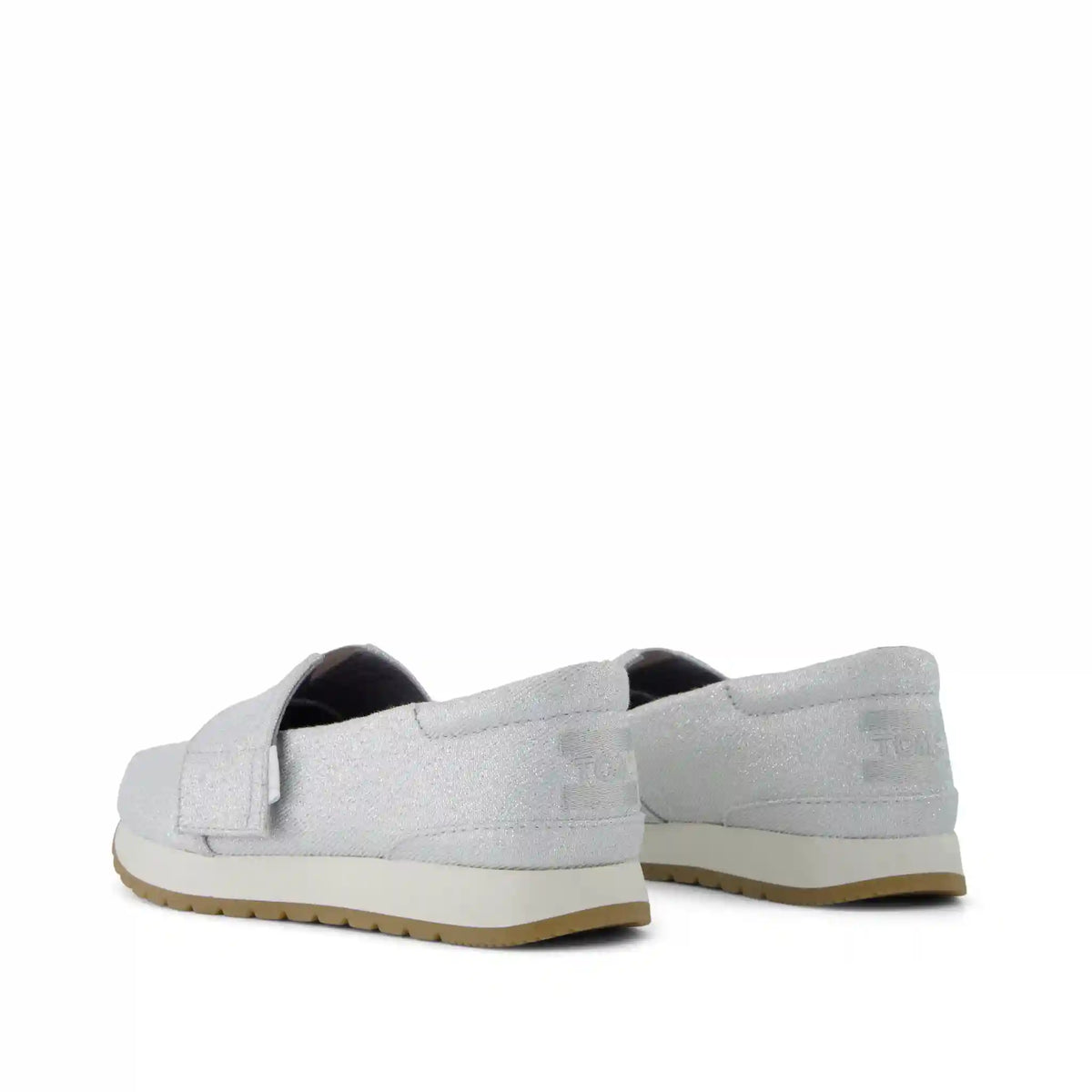 Resident Plus Kids Sneaker Silver Metallic Twill