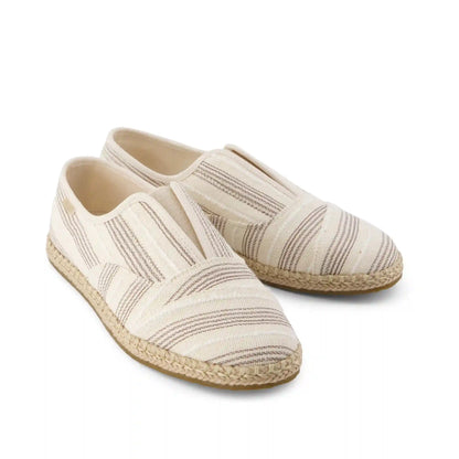 Womens Palmera Plus Natural Metallic Stripe