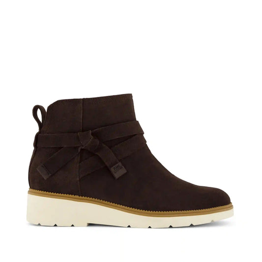 Womens Marlow Boot Water Repellent Chocolate Brown Suede