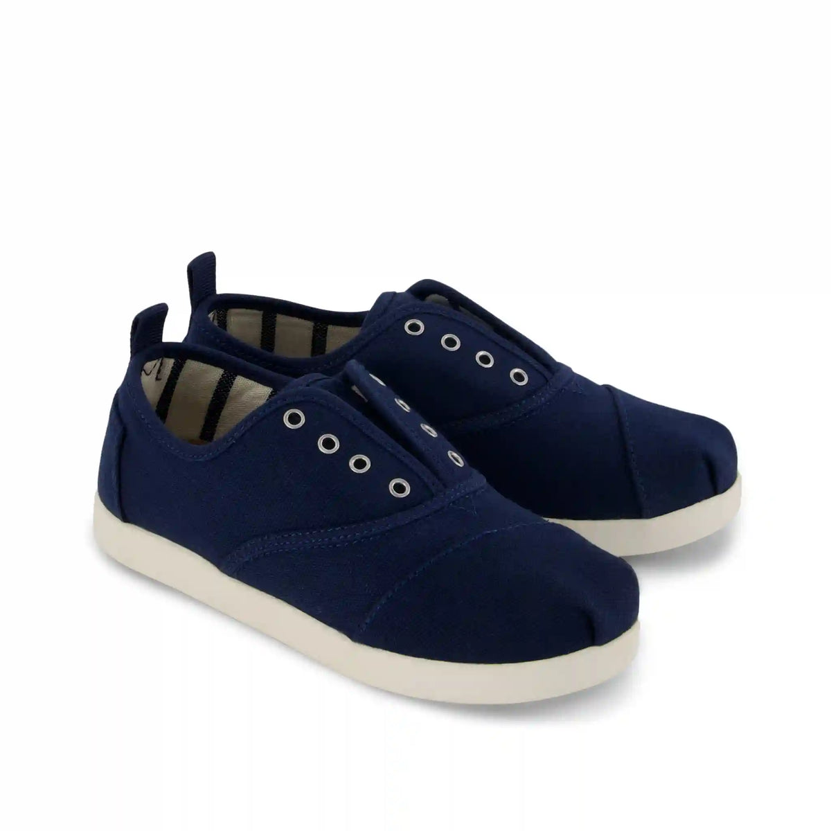 Cordones Plus Kids Sneaker Navy Canvas