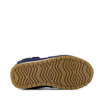 TRVL LITE Retro Runner Toddler Sneaker Water Repellent Multi Navy Vintage Twill
