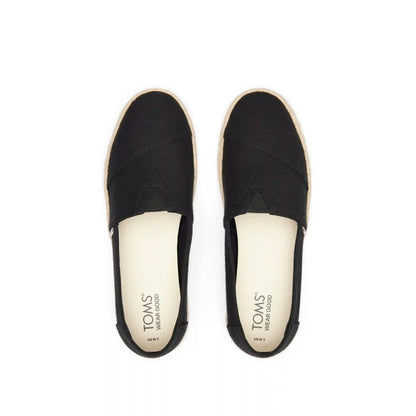 Alpargata Rope 2.0 Black Recycled Cotton Espadrille