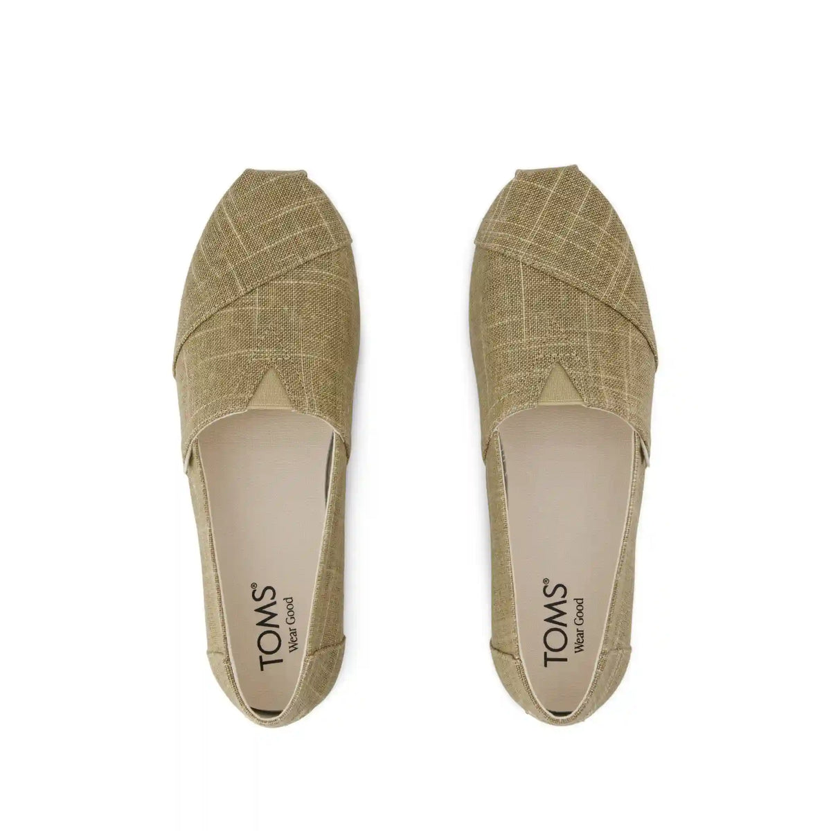 Womens Alpargata Classic Gold Shimmer Crosshatch