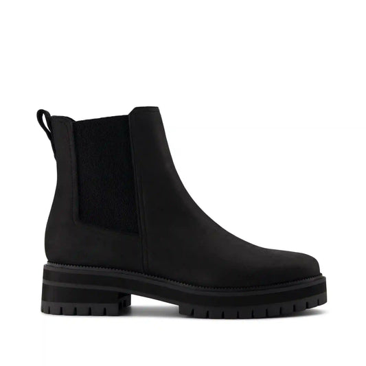 Bennet All Black Water Resistant Leather Boot