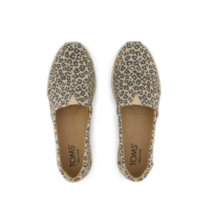 Womens Alpargata Plus Natural Leopard Print