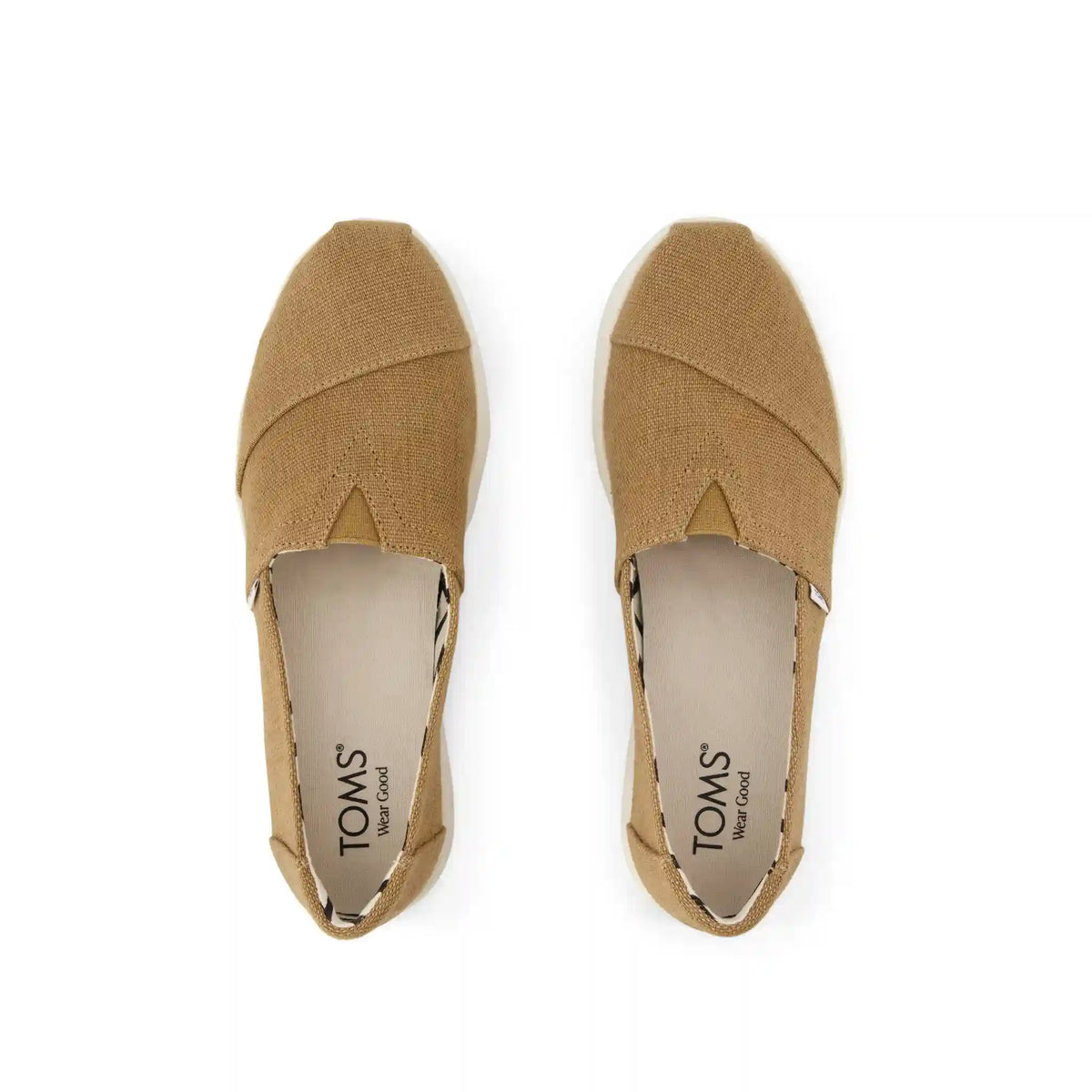 Womens Alpargata Plus Toffee Heritage Canvas