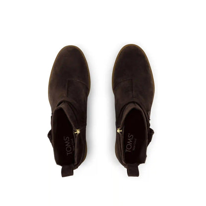 Womens Marlow Boot Water Repellent Chocolate Brown Suede