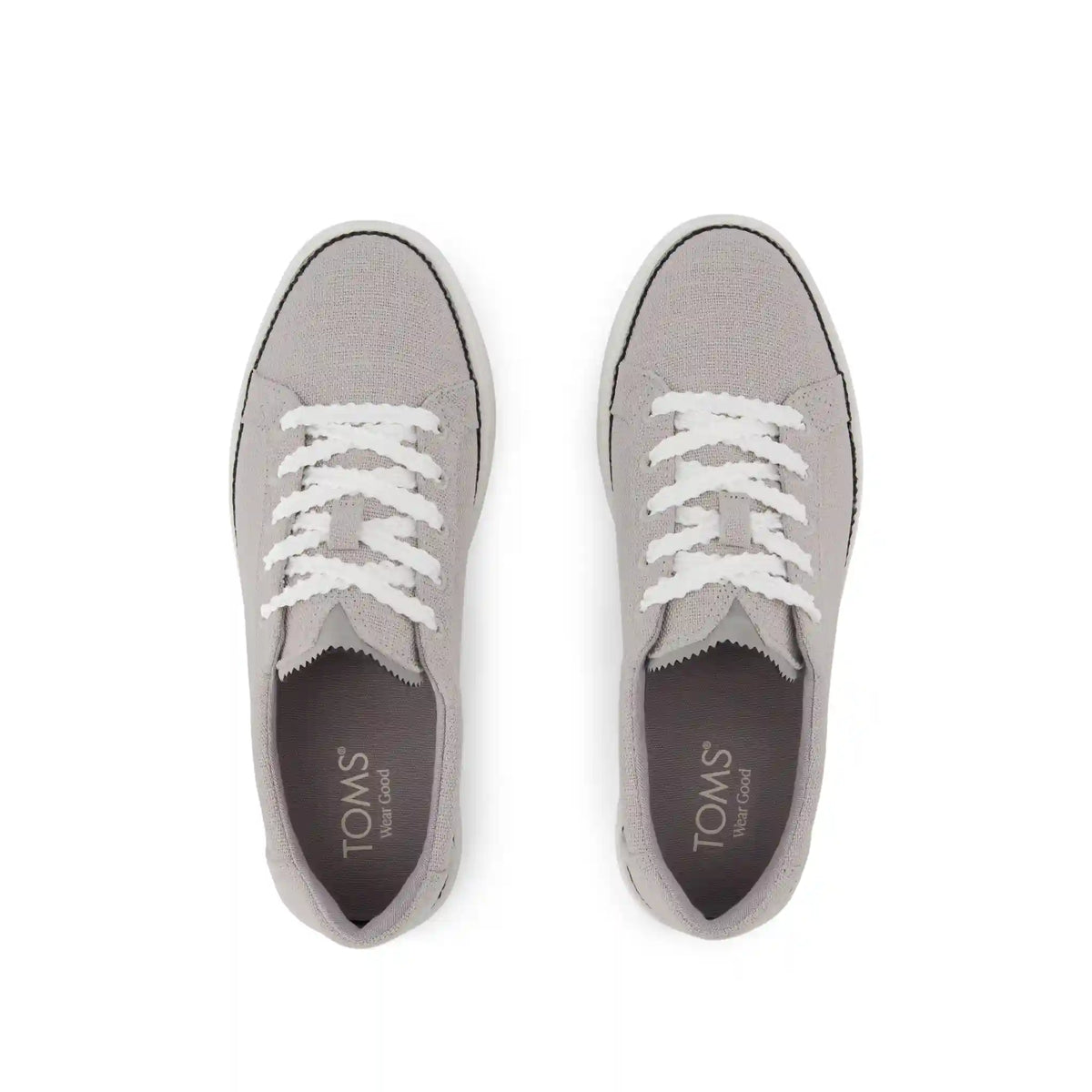 Womens Izzy Lace-Up Sneaker Drizzle Grey Heritage Canvas
