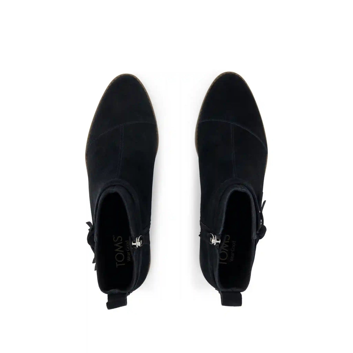 Womens Stacey Ankle Bootie Black Suede