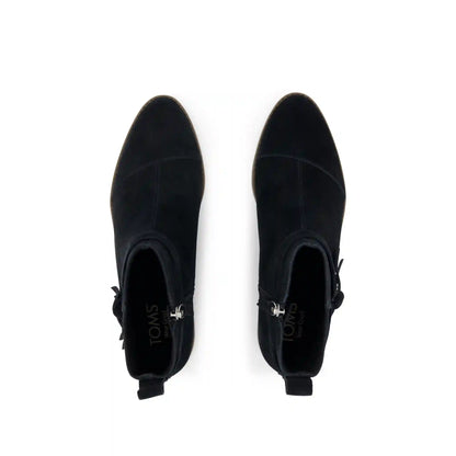 Womens Stacey Ankle Bootie Black Suede