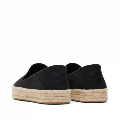 Carolina Black Twill Espadrille