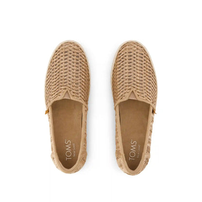 Womens Valencia Platform Espadrille Bronze Deco Basket Weave