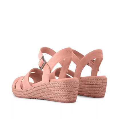 Womens Julia Wedge Sandal Bloom Suede