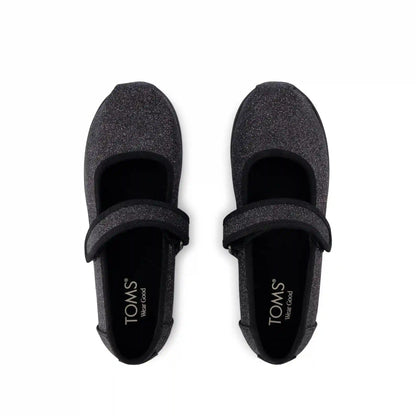 Nora Mary Jane Black Iridescent Glimmer Kids Shoe