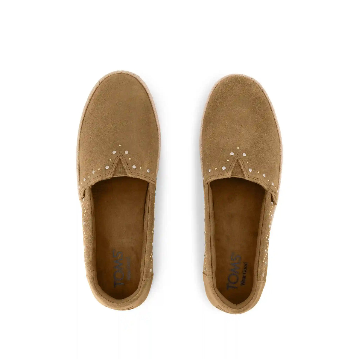 Womens Valencia Platform Espadrille Toffee Suede