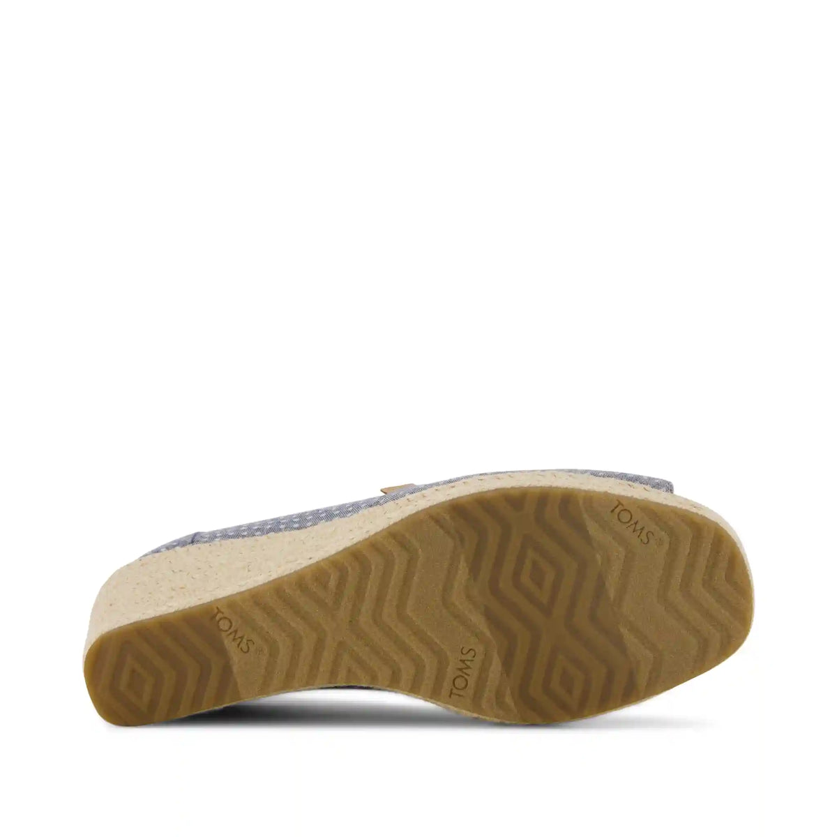 Womens Essential Wedge Niagara Mist Chambray Dot