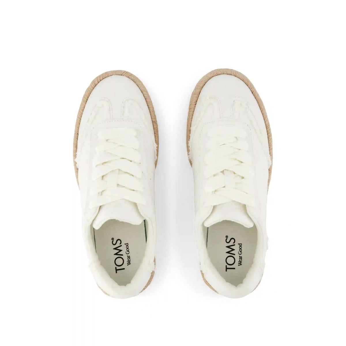 Womens Jesse Espadrille Sneaker White Canvas