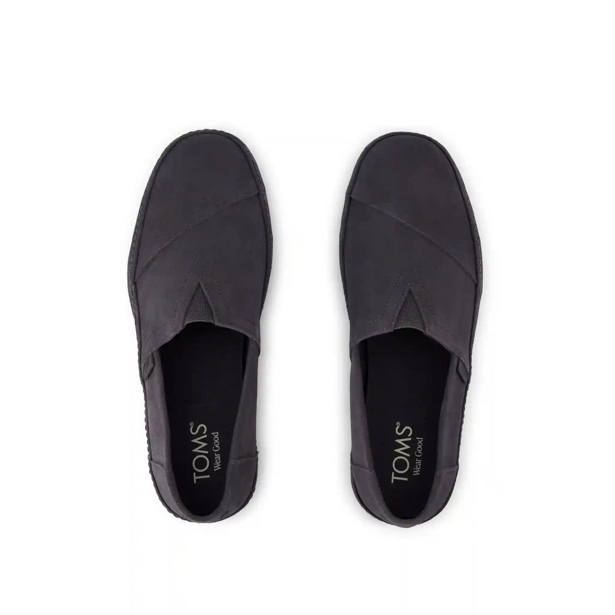 Mens Alpargata Premium Water Resistant Forged Iron Suede