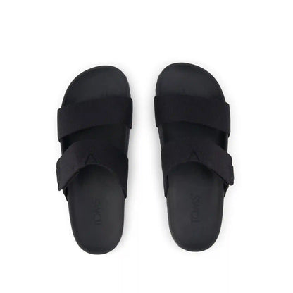 Mens Nico Sandal Black Canvas