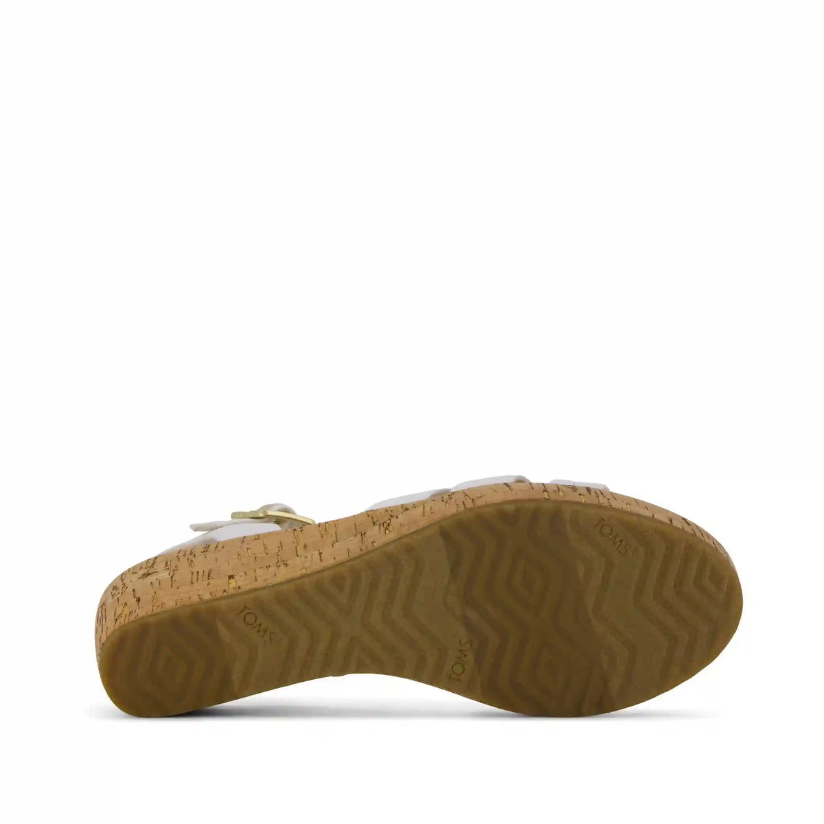 Womens Julia Wedge Sandal Woven White