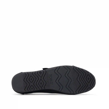 Womens Alpargata Mary Jane Black Canvas