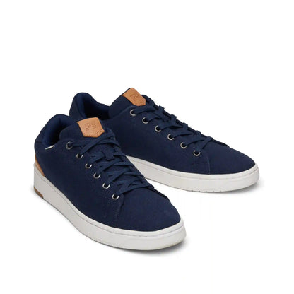 TRVL LITE Navy Canvas Lace-Up Sneaker