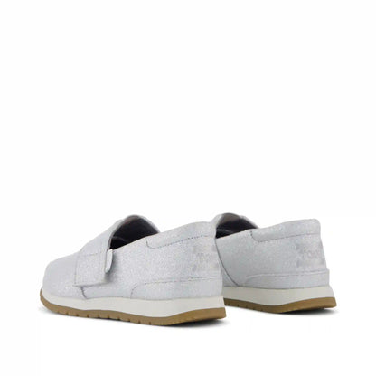 Resident Plus Toddler Sneaker Silver Metallic Twill