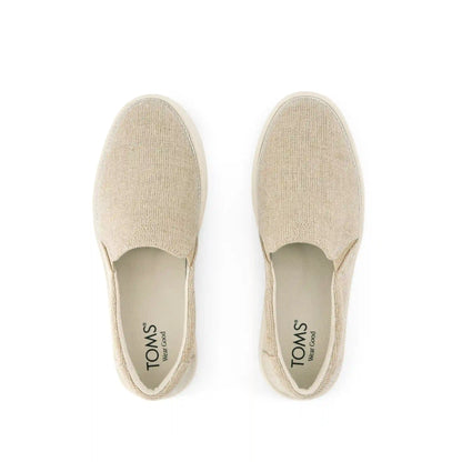 Womens Emily Slip On Sneaker Natural Undyed Heritage Canvas