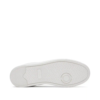 TRVL LITE White Leather Lace-Up Sneaker