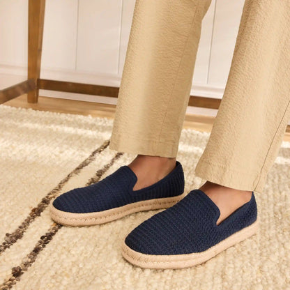 Mens Santiago Loafer Navy Mesh