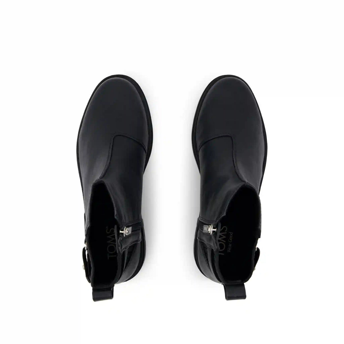 Womens Astrid Boot Water Repellent Black Faux Leather