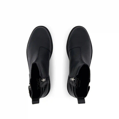 Womens Astrid Boot Water Repellent Black Faux Leather