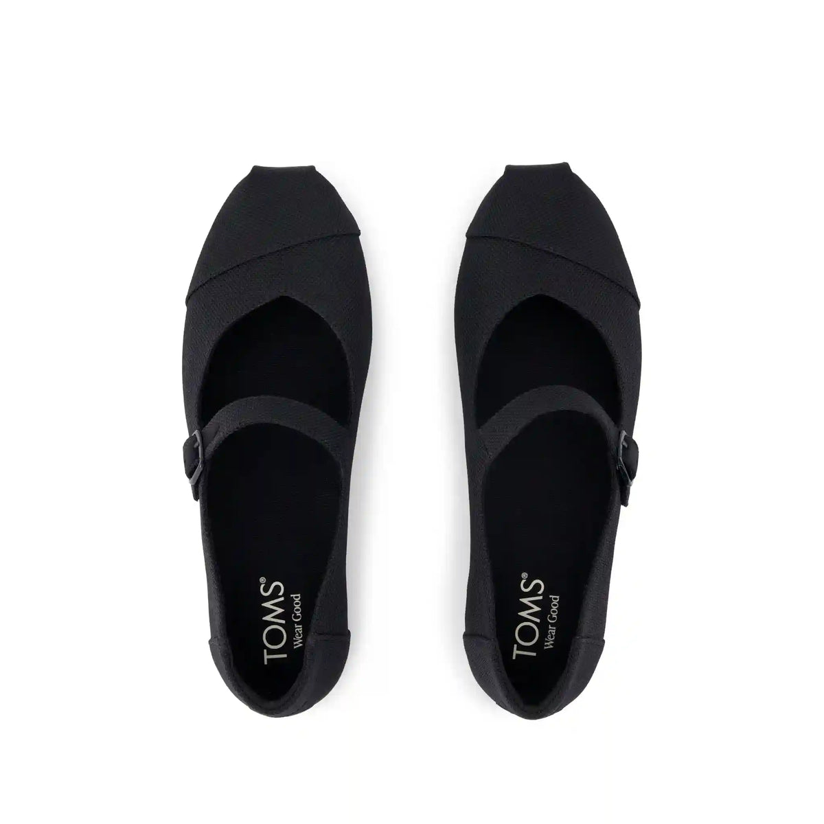 Womens Alpargata Mary Jane Black Canvas