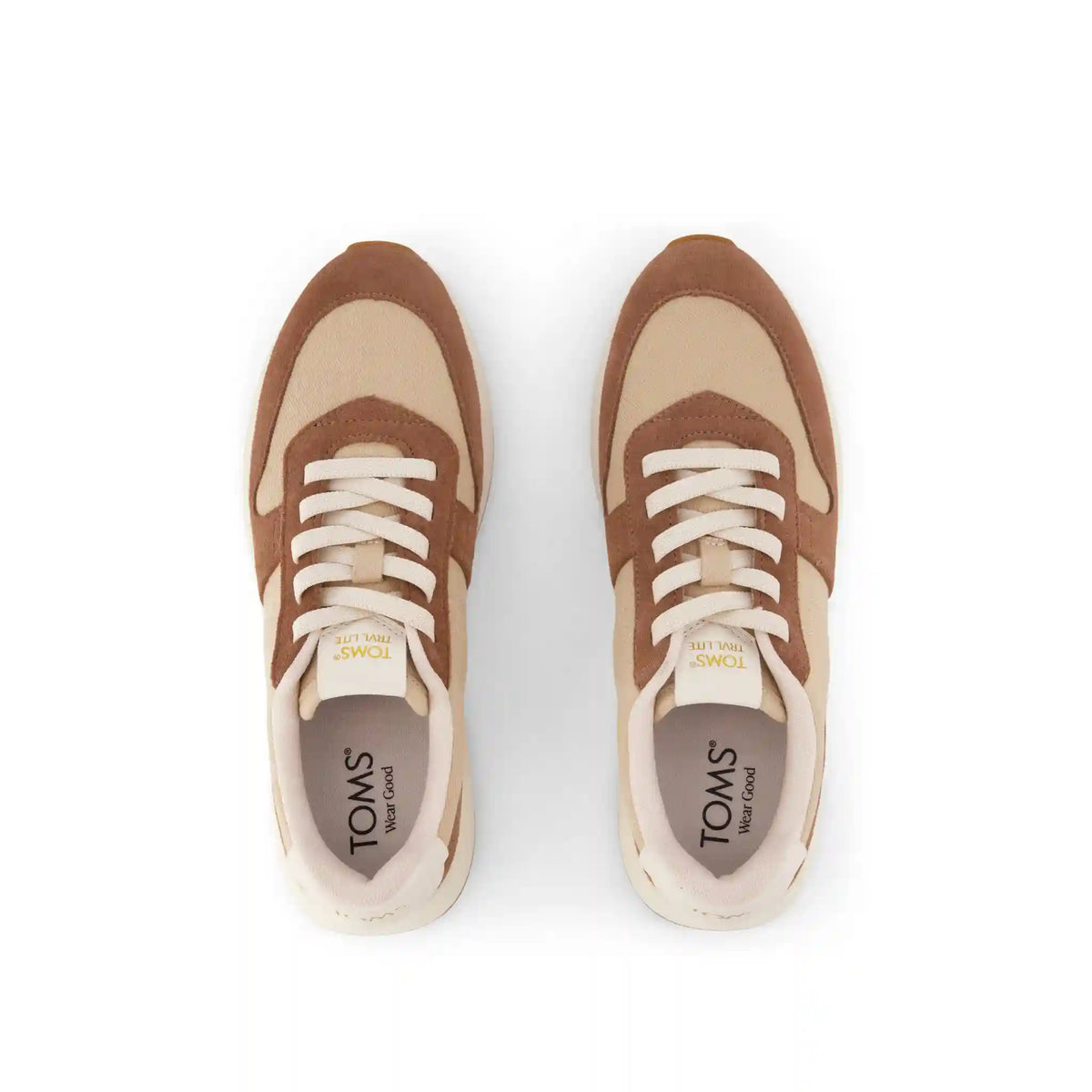 Womens TRVL LITE Retro Runner Sneaker Water Repellent Brown Sugar