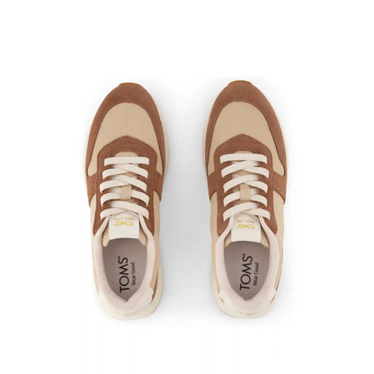Womens TRVL LITE Retro Runner Sneaker Water Repellent Brown Sugar