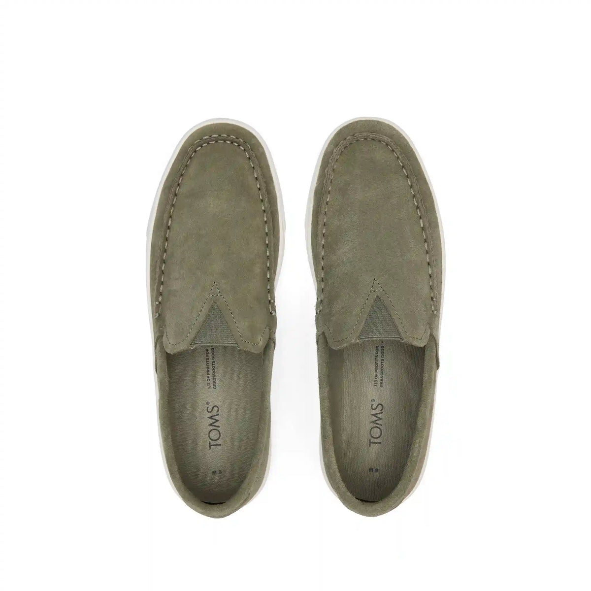 TRVL LITE Loafer Vetiver Grey Suede