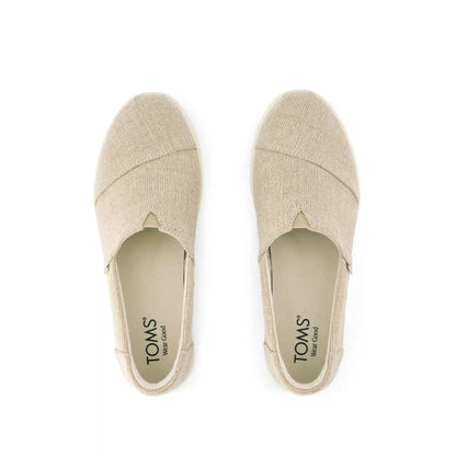 Womens Asher Platform Slip On Sneaker Natural Undyed Heritage Canvas
