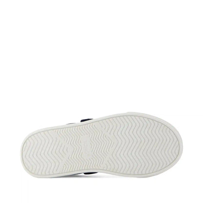 Cruz Lace-Up Navy Heritage Canvas Kids Sneaker
