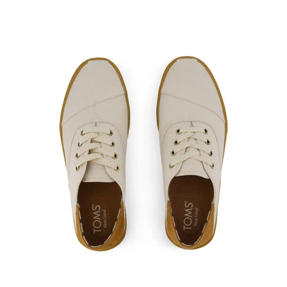 Mens Cordones Plus Sneaker Natural Canvas