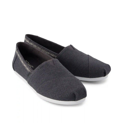 Womens Alpargata Classic Forged Iron Vintage Slub