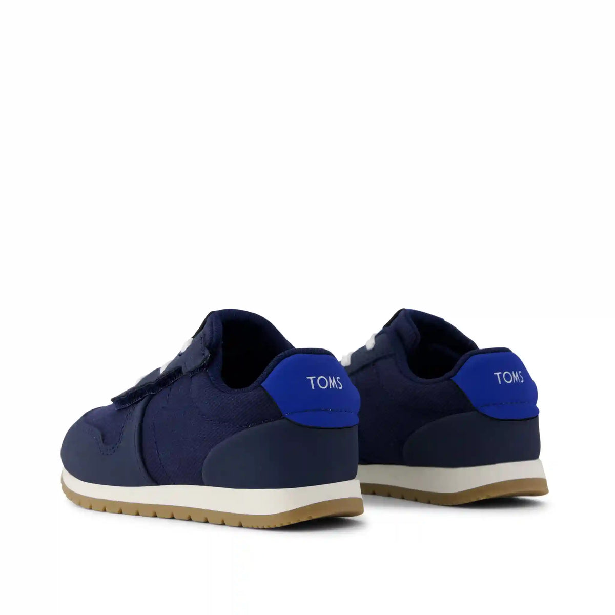 TRVL LITE Retro Runner Toddler Sneaker Water Repellent Multi Navy Vintage Twill